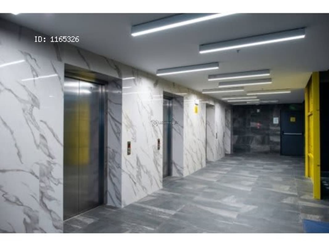 High-end elevator lobby with sleek finishes Dorado City Center Panama