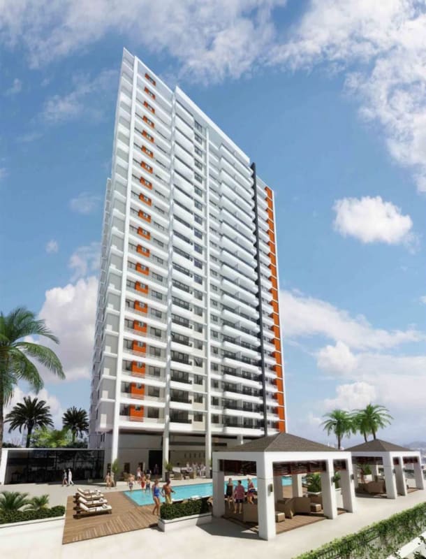 Bright apartment with open concept kitchen dining area contemporary finishes PH MiCondado Condado del Rey Panama