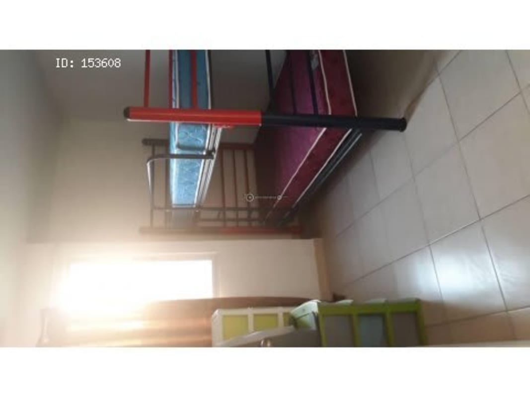 Bedroom with bunk bed and tile floors in Balcones de Santa Fé San Miguelito Panama for rent