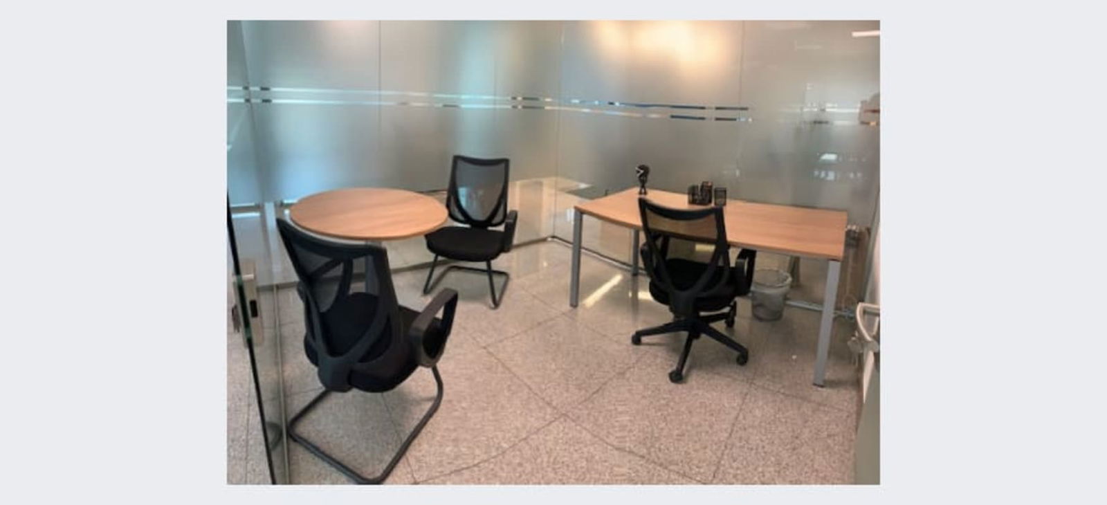 Flexible coworking area with ergonomic desks Atrium Business Center Panama