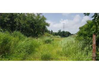 Undeveloped lot with tall grass and rural fencing in Valle Hermoso Arraijan Panama Oeste