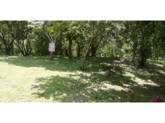 Private wooded land parcel with for sale sign at Costa Esmeralda San Carlos