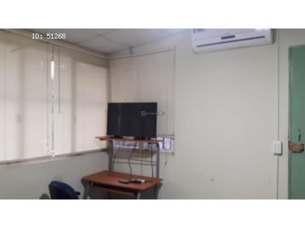 Bright furnished living area studio apartment with terrace access in central Panama City