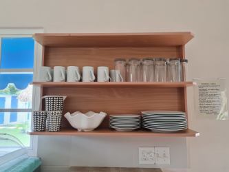 Thatched bohio with hammocks BBQ area garden Punta Chame Panama rental