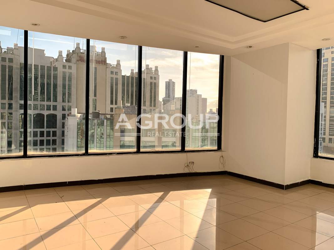 Commercial office suite with glass doors city skyline views PH Advanced Obarrio Panama