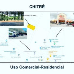 Vacant grassy lot for sale near supermarkets and banks in Chitré Herrera Panama