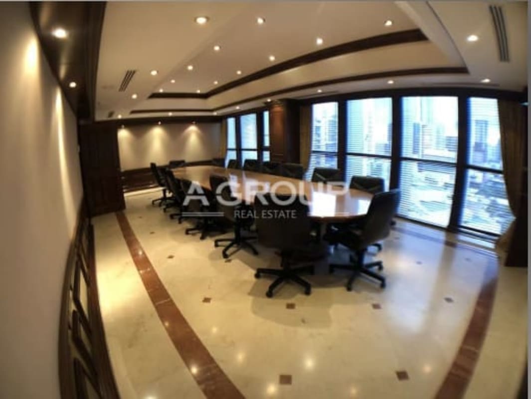 Modern commercial office skyscraper Humboldt Tower with glass facade in Marbella Panama City