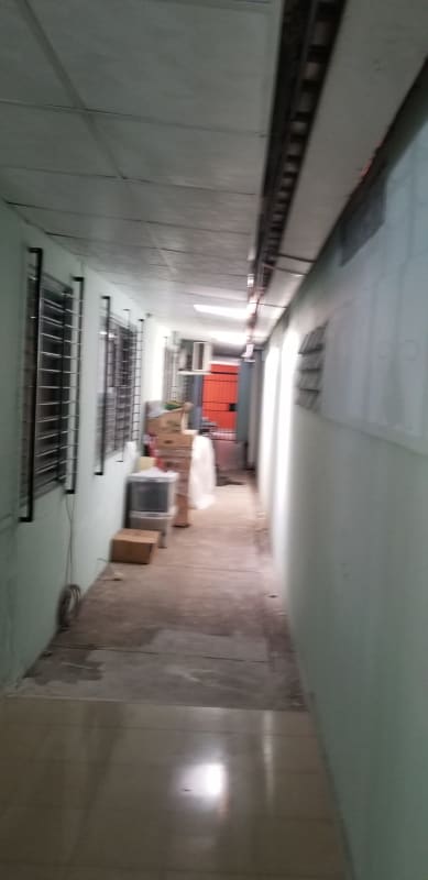 Dining area with windows and tiled floor El Dorado Panama