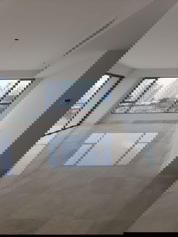 Modern kitchen with granite countertops and breakfast nook in PH Green Garden Santa María Panama