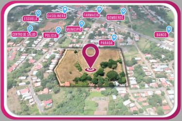 Spectacular corner lot with asphalt access ready for residential development Parita Panama