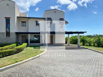 Bright living room opening to terrace with pool and ocean view Casamar San Carlos Panama