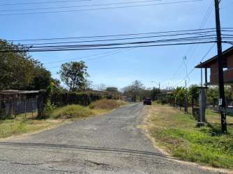Vacant plot with trees and banana plants in central Las Tablas great for home construction