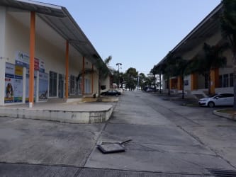 Facade of PH Coronado Plaza shopping center Nueva Gorgona Panama