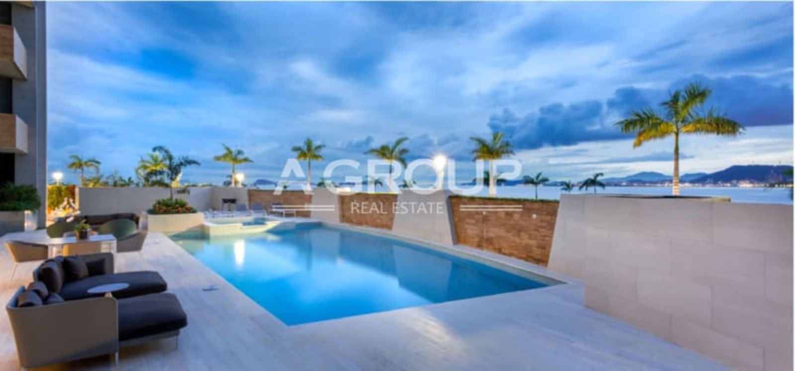 Luxurious infinity pool overlooking Pacific Ocean at Ocean Reef Islands Panama