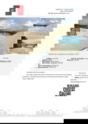 Ground level view of sand piles, extraction area, fencing at quarry in Antón Panama