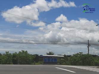 Commercial industrial roadside land with power access near David Chiriquí Panama