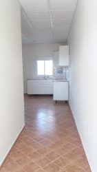 Bright living space with white tile, ceiling fan, split AC at Rincón del Paraíso Río Hato Panama