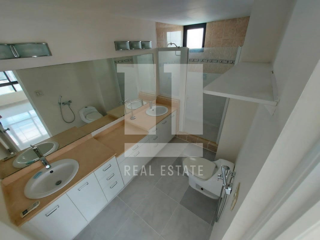 Modern minimal living room and kitchen open plan PH Brisas de Marbella Panama City