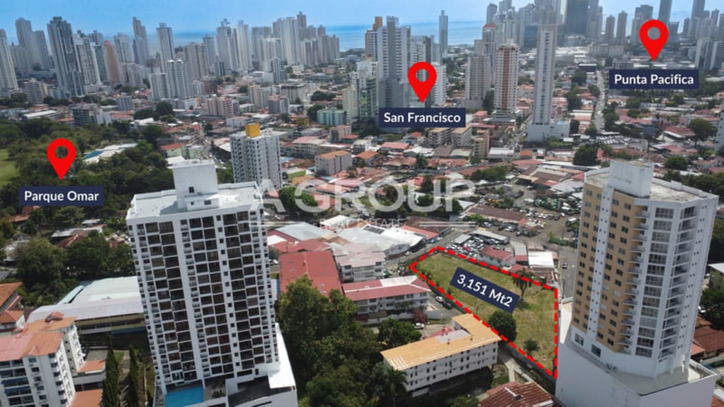 Exclusive 3,151m² Project Land next to Parque Omar San Francisco