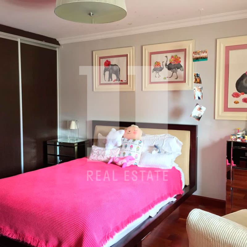 Main bedroom with wardrobe and ocean views at PH Mediterranee Paitilla Panama