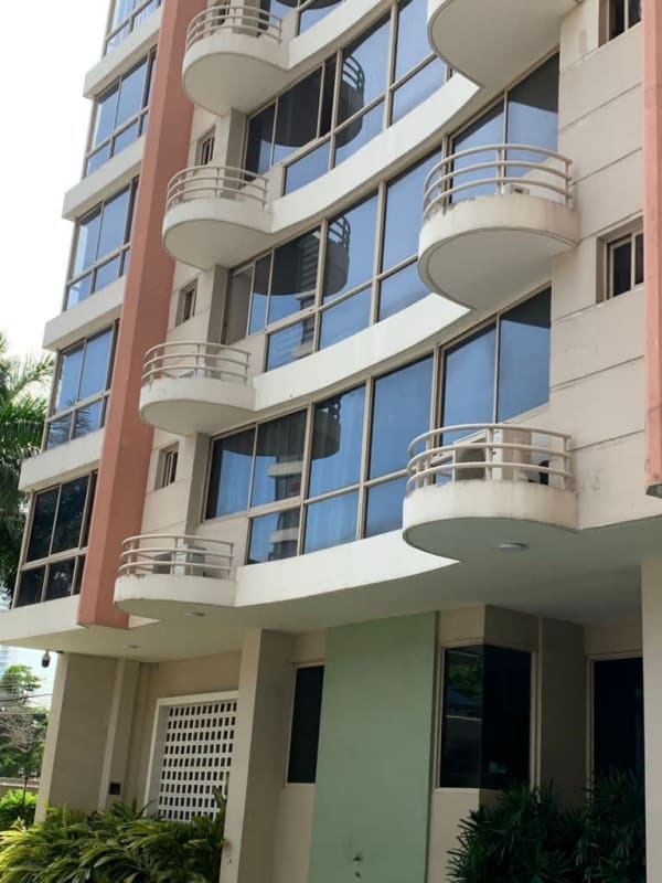 Modern high-rise building curved balconies PH San Francisco Bay Tower Panama City Panama
