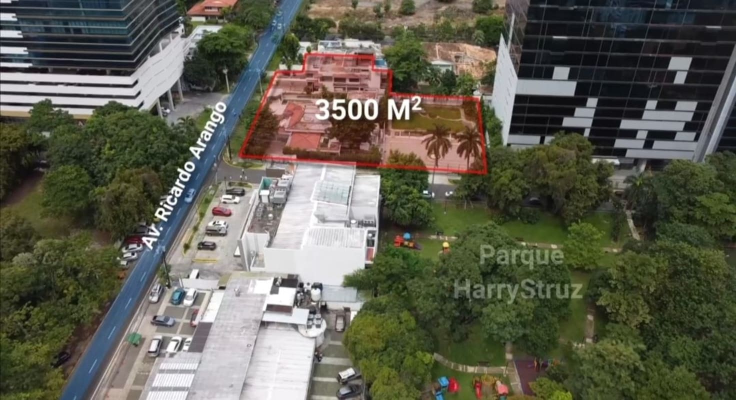 Corner Lot for High-Density Development Obarrio Calle 58 Este