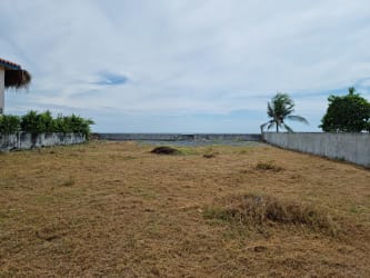 Cleared beachfront plot ready for dream beach home in Gorgona Panama