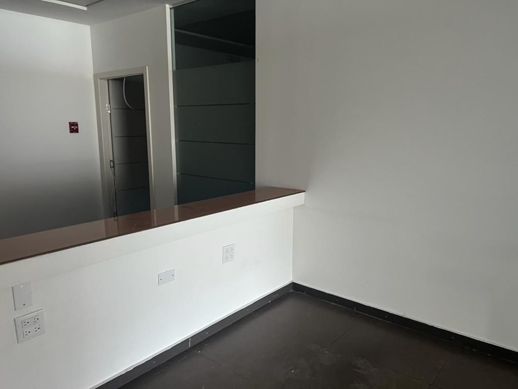 Partitioned interior offices within commercial space at PH BOC on Avenida Balboa