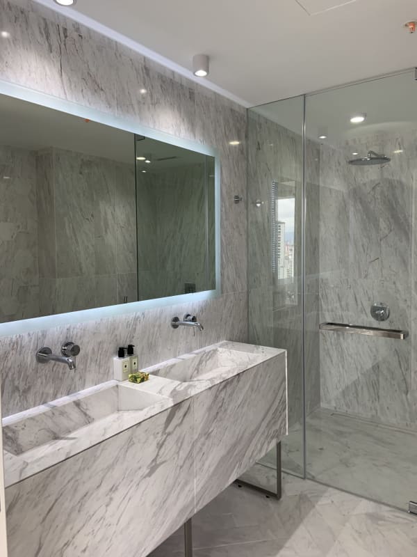 Modern PH Ocean Reef high-rise with view of Panama skyline on private islands