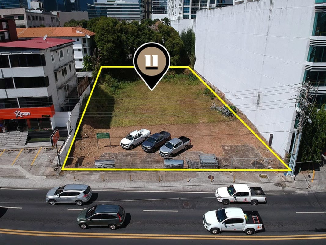 Prime Obarrio 1,674m2 Commercial Land for Tower Project
