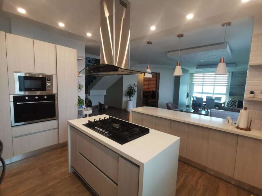 Private family den or TV room in luxury duplex apartment PH Mystic Point Panama City