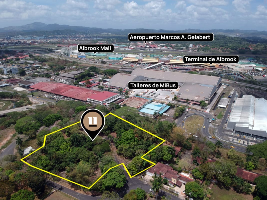 Prime Commercial Land for Development Altos de Curundu Ancón