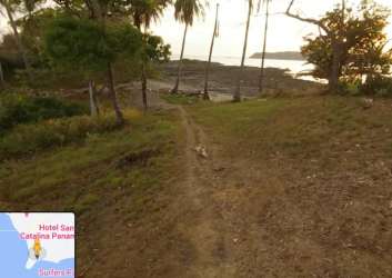 Ocean view lot with trees ideal for boutique hotel or villas near Coiba Island UNESCO