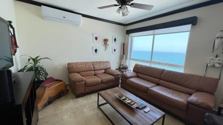 Remodeled luxury kitchen granite counters stainless steel Playa Blanca Panama penthouse for sale