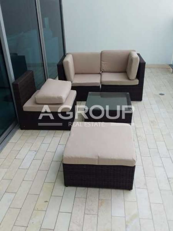 Bedroom with balcony access and panoramic view in Grand Tower Punta Pacifica Panama