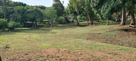 Secure fenced entrance and gate of country property in Capira Panama for sale