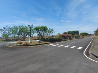 Tree lined paved streets within Boquete Canyon Village gated community in Boquete Chiriquí Panama