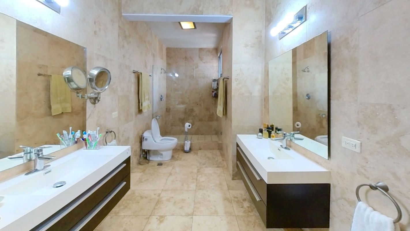 Spacious balcony with panoramic city views PH Pacific Coast San Francisco Panama