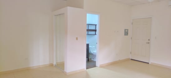 Simple open concept studio with AC tile flooring inside Rincon del Paraiso Rio Hato Panama
