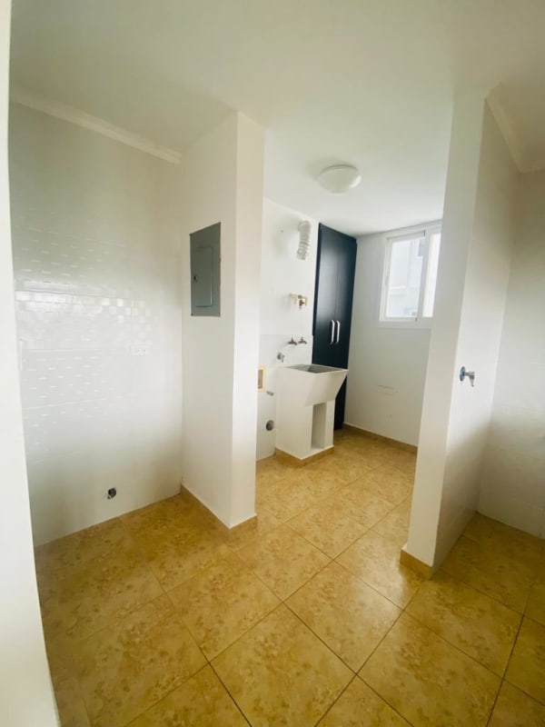 Balcony with panoramic city skyline view at PH Cosmopolitan Tower Panama