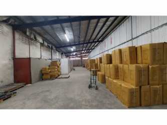 Container loading dock with ramp outside warehouse in France Field Zona Libre Panama