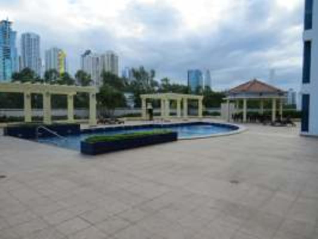 Contemporary lobby with modern design in PH Vertikal, Costa del Este Panama