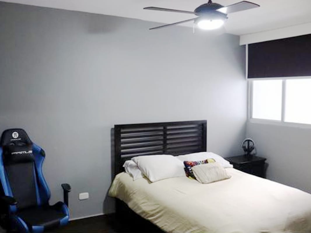 Large open plan living-dining room with big windows in PH Pacific Coast San Francisco Panama