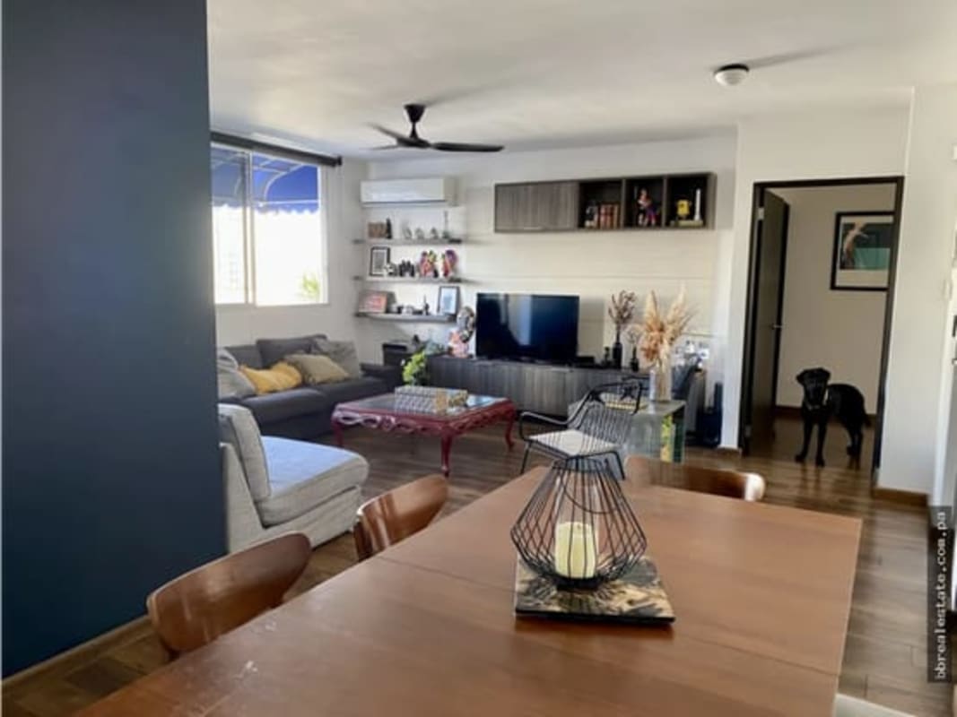 Second bedroom with built-in closet & AC in PH Aqua Marina San Francisco Panama City