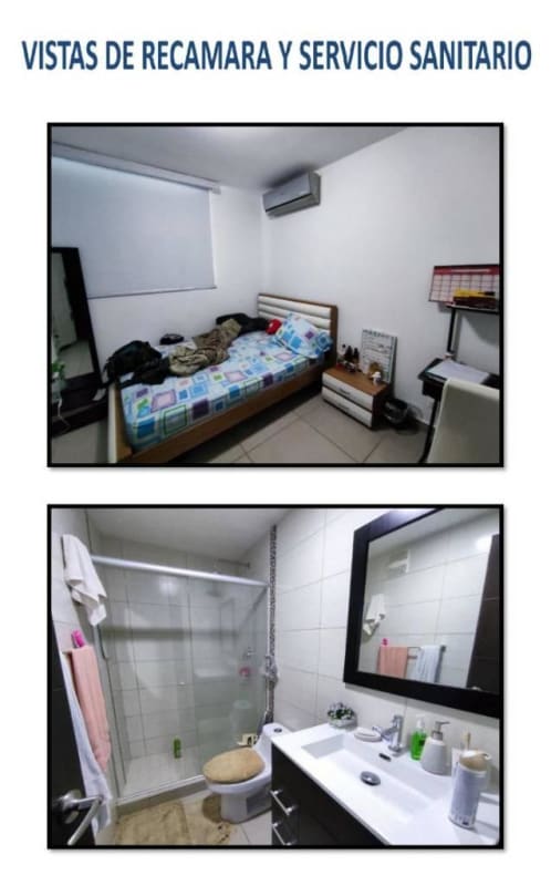 Bedroom with AC and modern bathroom PH Kings Park Condado Rey Panama