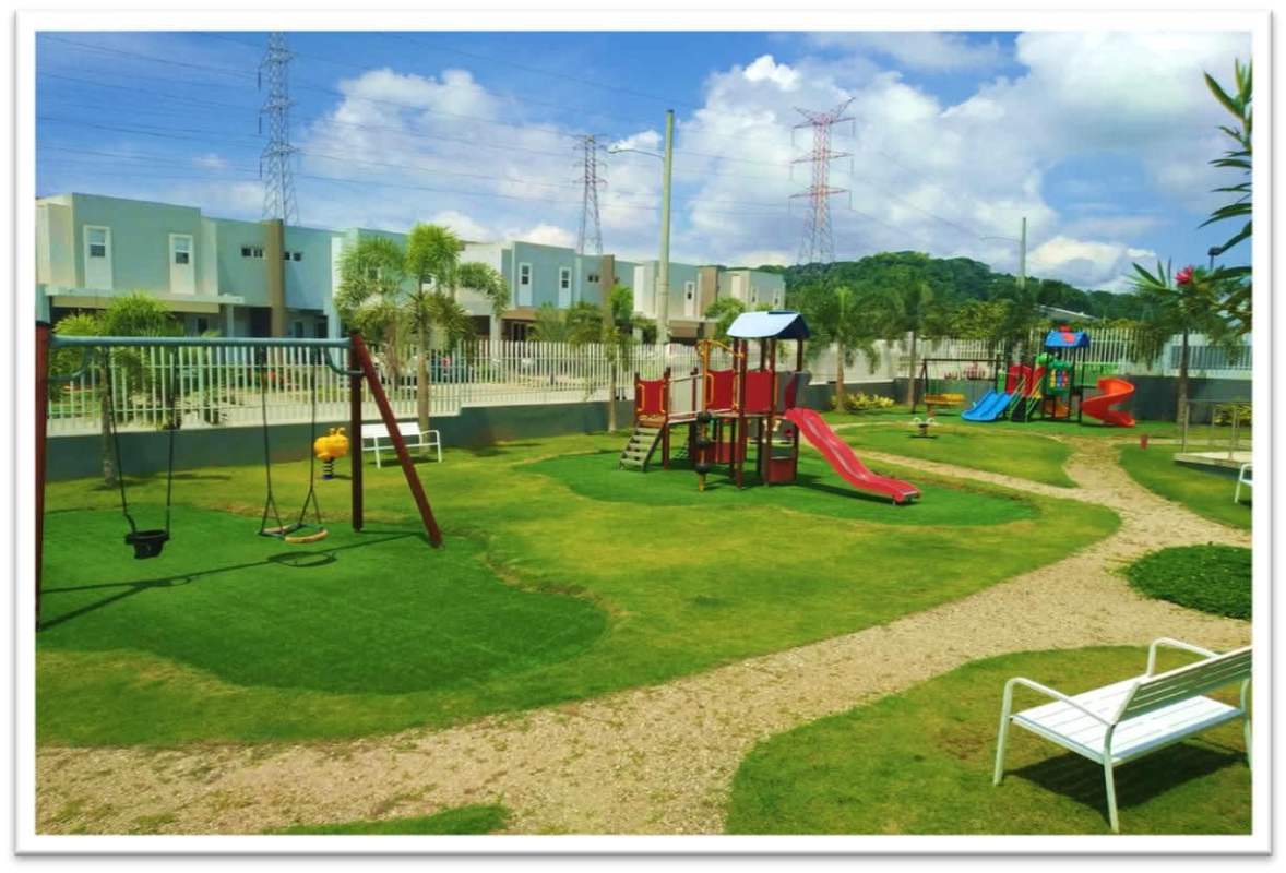 Playground with swings slides in PH Augusta Brisas del Golf Panama