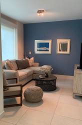 Bedroom with ocean view bright furnished bijao quarry heights beachfront condo Panama