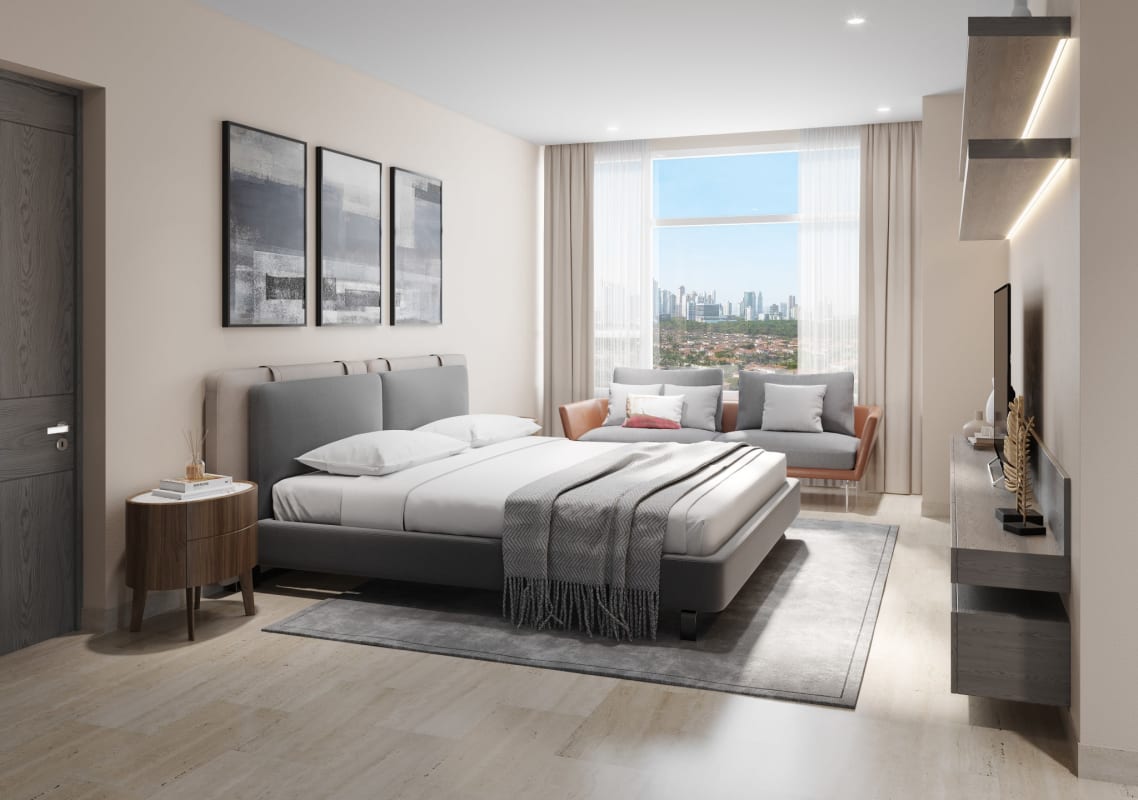 Designer kitchen high-end finishes at PH Celeste Santa María Panama City