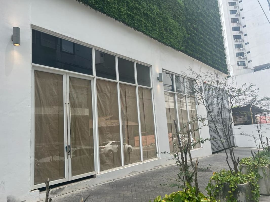 Interior view of shell condition mezzanine space exposed concrete in PH 43 Green View Tower Panama