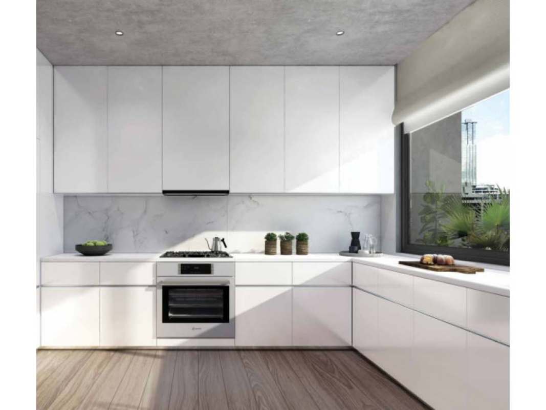 Open concept kitchen with breakfast bar and dining area The Panoramic Marbella Panama